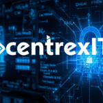 A conceptual image of a DNA helix or a scientific blueprint being protected by a digital shield, symbolizing the critical role of cybersecurity in R&D.