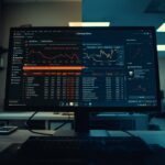 Split scene showing an office workspace merging with a home interior, illustrating how network intruders make themselves at home inside your systems just like someone secretly living in your house.