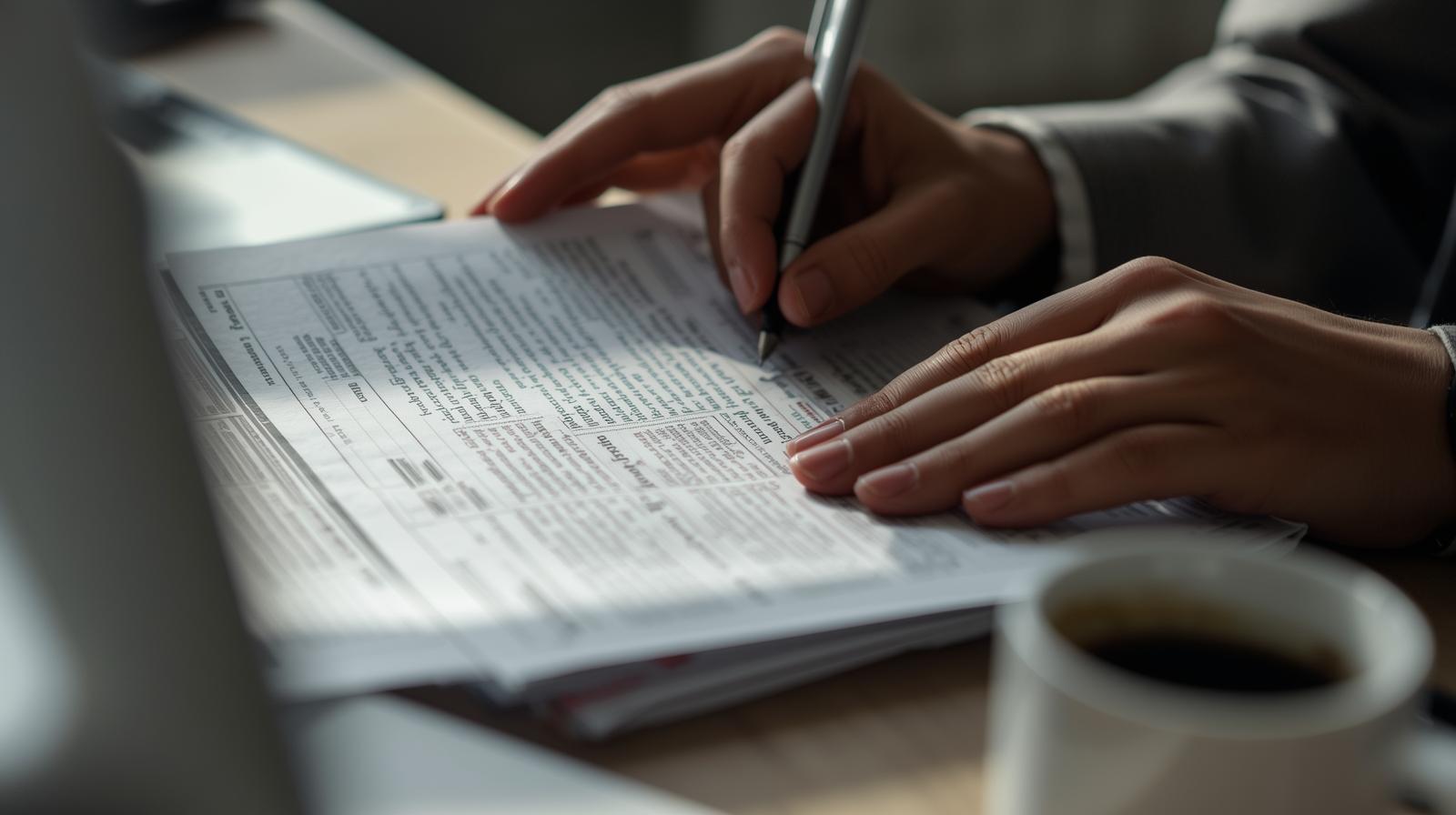 Insurance policy document with highlighted exclusion clauses